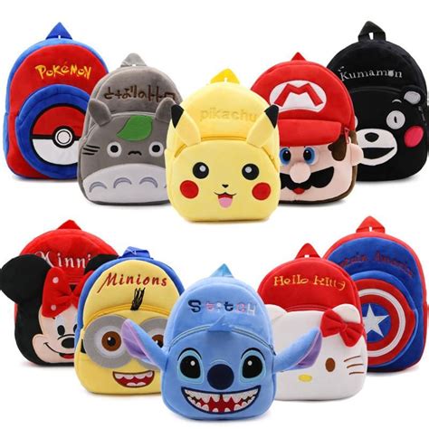 Kids Plush Backpacks Cute Baby Mini Schoolbags For Girls And Boys