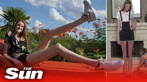 i have the world s longest legs — 6ft9 texan teen 17 breaks world record for longest legs