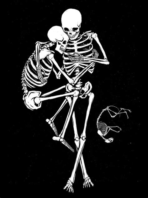Skeleton Romance Png Skeletons In Love Halloween Png Cute Etsy Uk Artofit