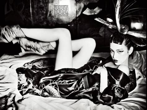 Kiko Mizuhara By Ellen Von Unwerth For Vogue Italia January 2014 Anne