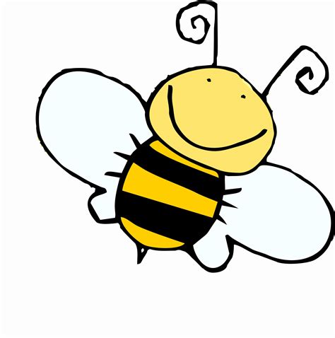 Flying Bee Cartoon