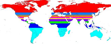 Each Section Contains 10 Of The Worlds Population Rgeography