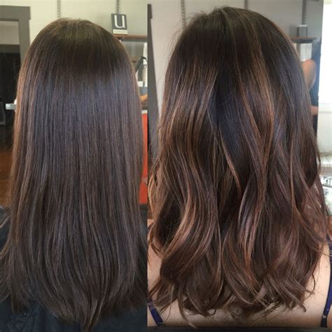 A wide variety of deep burgundy hair options are available to you, such as hair extension type, hair grade, and virgin hair. Cinnamon balayage highlights! | Mocha brown hair, Hair ...
