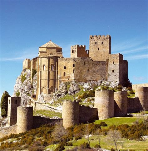 Castle Of Loarre Huesca Spain Castle Ruins Castle European Castles