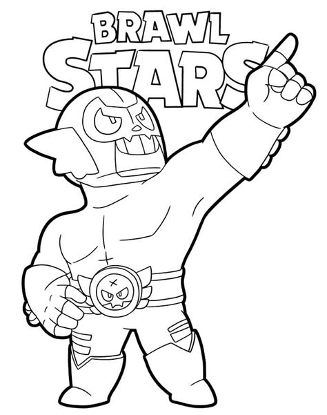 Desenhos De Brawl Stars Para Colorir Pop Lembrancinhas