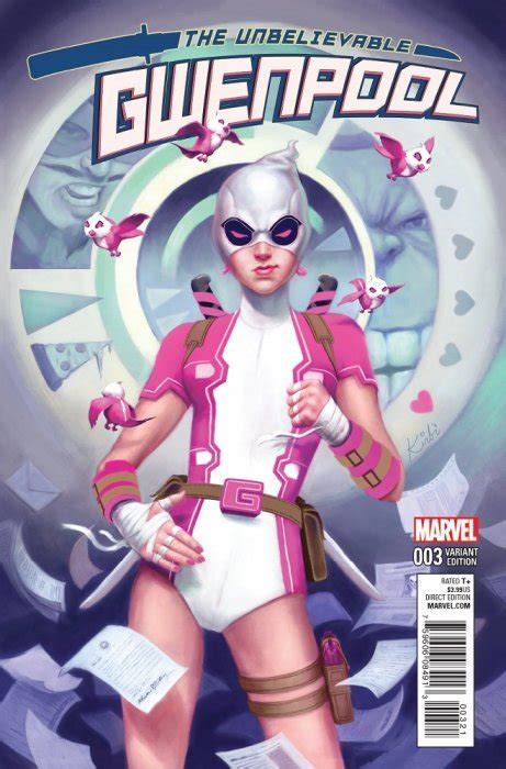 Unbelievable Gwenpool Issue 3b Incentive Variant Cover Midvaal Comics