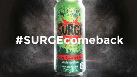 90s Alert Surge Soda Is Officially Back On Store Shelves