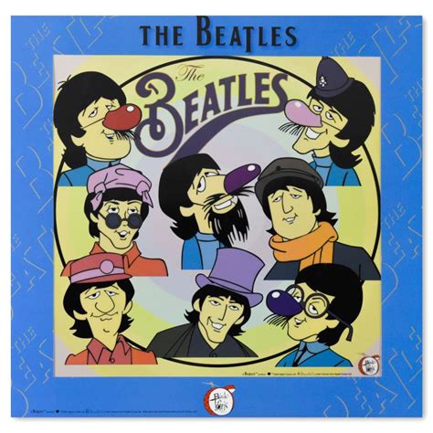The Beatles Fab Faces Limited Edition Sericel From An Edition Of