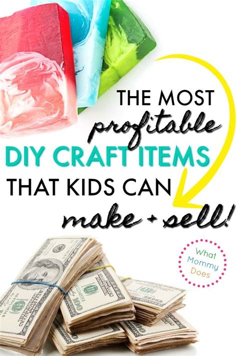 17 Best Things For Kids To Make And Sell Profitable Crafts Kids