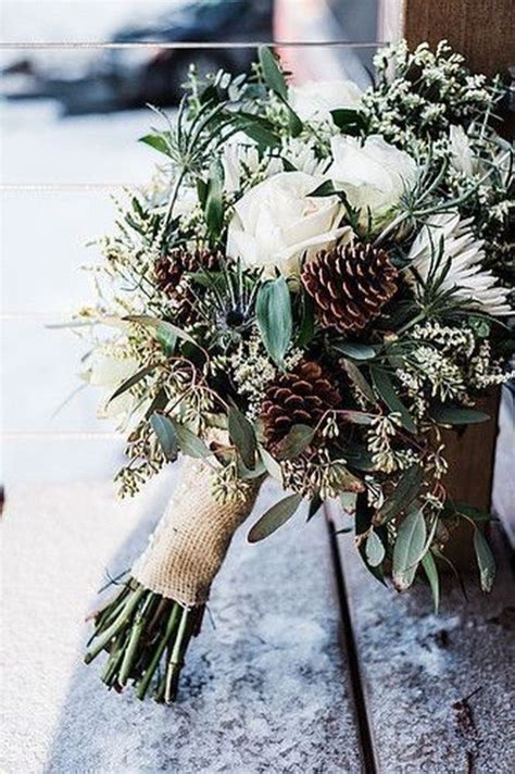 35 Modern Rustic Winter Wedding Flowers Ideas Addicfashion Winter