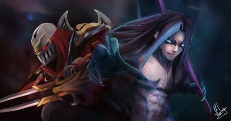 Kayn And Zed Wallpapers And Fan Arts League Of Legends Lol Stats