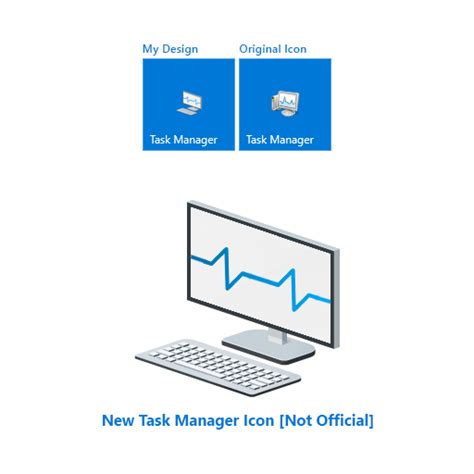 Ive Redesigned The Task Manager Icon What Do You Guys Think Windows10