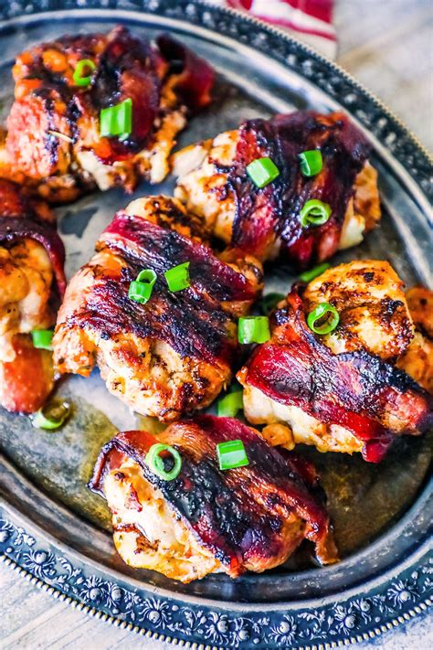 So i was really excited when they went on sale last week. Bacon Balsamic Glazed Chicken thighs are an easy ...