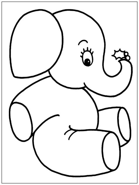 Pin on Elefantes para COLOREAR