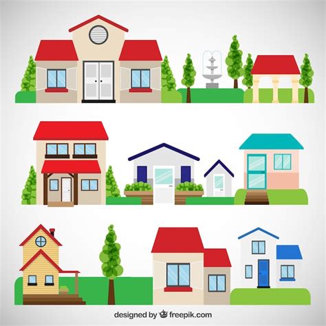 Residential Area Vector Free Download