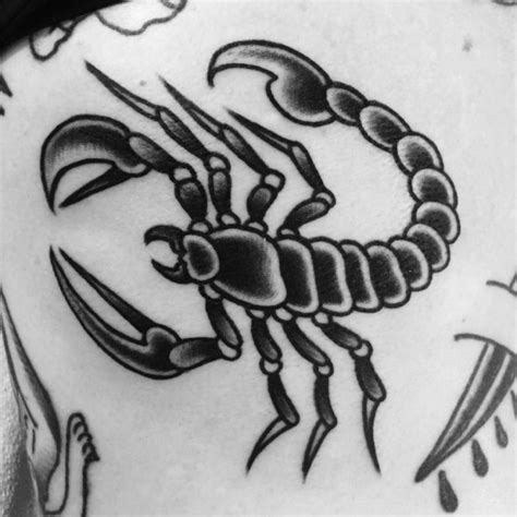 Black Scorpion Blackwork Scorpion Traditional Tattoosbyrodrigocanteras Lovehatenewyork