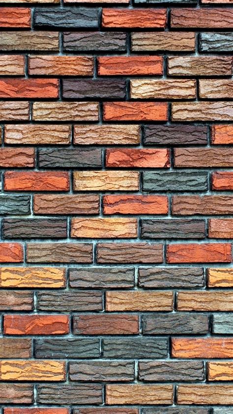 Download Wallpaper 800x1420 Wall Stone Brick Background Texture Iphone Se5s5c5 For