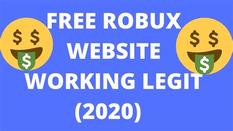 New Free Robux Website Working 2020 Youtube