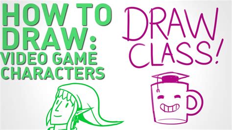 Drawing basics and video game art: How to Draw Video Game Characters - DRAW CLASS - YouTube