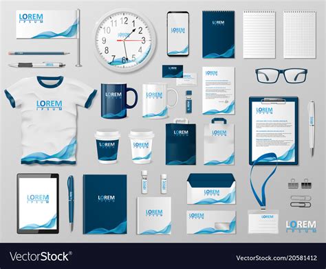 Corporate Branding Identity Template Design Vector Image