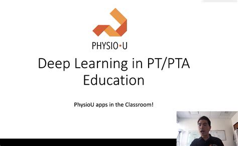 Ptpta Faculty Webinar Using Apps For Deep Learning In Physical