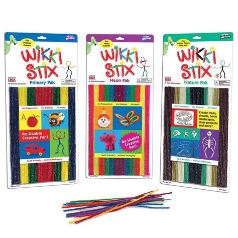 Triple Play Pak Wikki Stix Craft Kits For Kids Kits For Kids