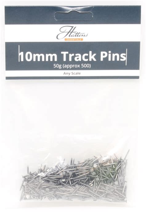 Hattons Essentials He Trk Pins 10mm Track Pins 50g Approx 500