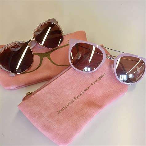 See The World Through Rose Colored Glasses Rose Colored Glasses Sunglasses Fashion Moda