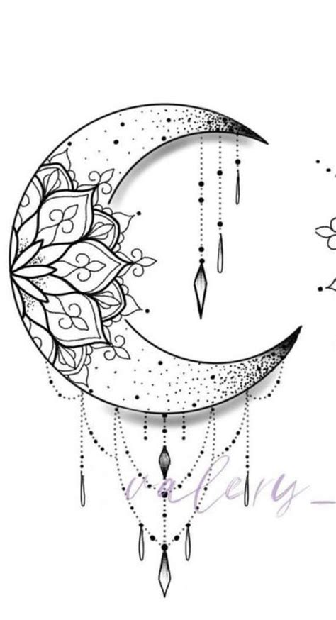 Moon Tattoo Designs Mandala Tattoo Design Henna Tattoo Designs