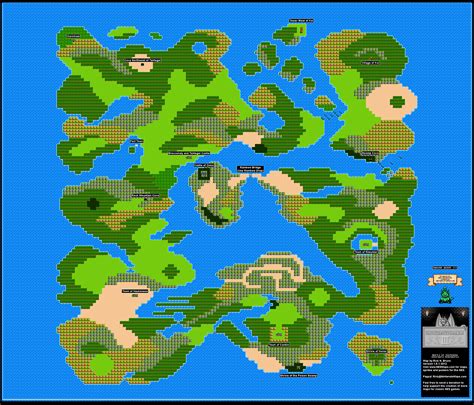 Dragon Quest 3 World Map Map