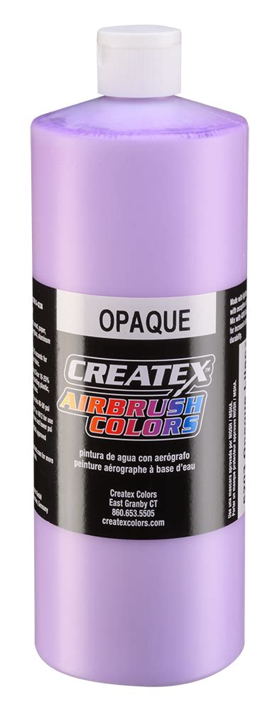 Createx Airbrush Colors Opaque Lilac 32 Oz Anest Iwata Medea Inc