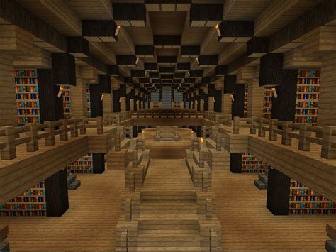 Minecraft Library Building