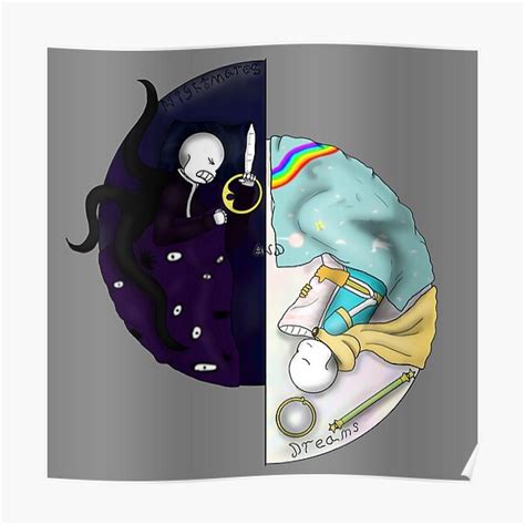Nightmares And Dreams Poster By Glassplant Redbubble