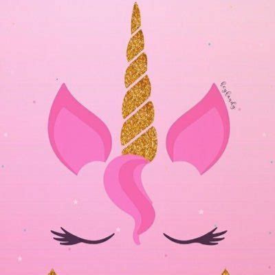 Pink unicorn fabric wallpaper gift wrap spoonflower. Gambar Unicorn Pink