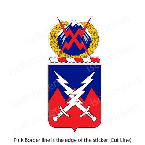 10th Signal Battalion Coa Army Bumper Sticker Vinyl Window Decal