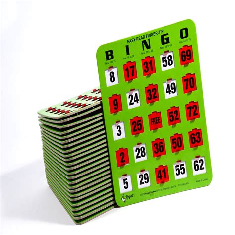 Buy Oversized Ez Read Slide Bingo Card Online In India 340298860