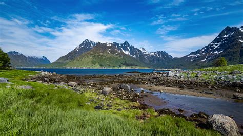 Timelapse Panorama Lofoten Is An Archipelago In The County