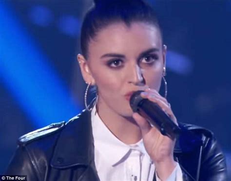 rebecca black wows the judges on an episode of fox s the four daily mail online