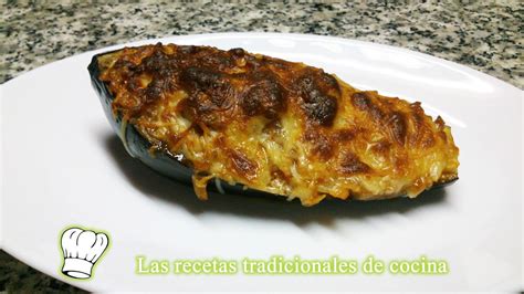 Receta De Berenjenas Rellenas De Carne Recetas De Cocina Con Sabor