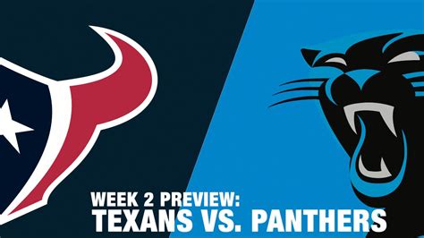 Texans Vs Panthers Preview Week 2 Nfl Youtube