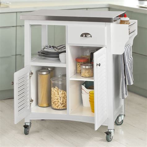 Maybe you would like to learn more about one of these? SoBuy Kitchen Storage Serving Trolley Cart with Stainless ...