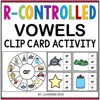 Bossy R Controlled Vowel Activity First Second Third Grade Phonics