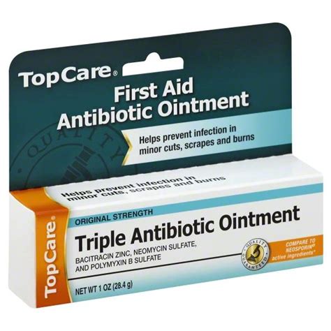Topcare Triple Antibiotic Ointment Original Strength Hy Vee Aisles