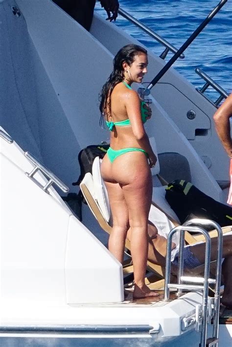 Georgina Rodriguez Stuns In Thong Bikini On Yacht As Cristiano Ronaldo