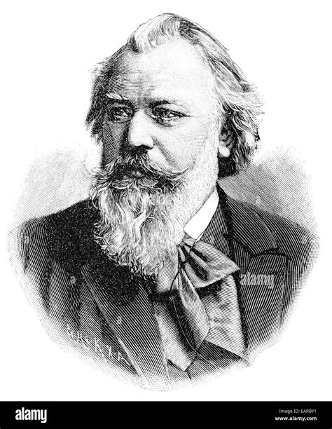 Johannes Brahms 1833 1897 German Composer Pianist And Conductor Of