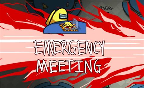 Among Us Emergency Meeting Blank - AMONGAUS