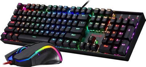 Redragon K551 Rgb Ba Mechanical Gaming Keyboard And Mouse Combo Wired