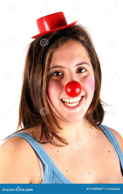Clown Girl Stock Image Image Of Clown Dressed Humor 51689267