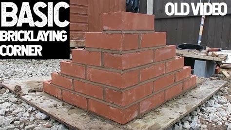 Basic Bricklaying Brick Corner Youtube
