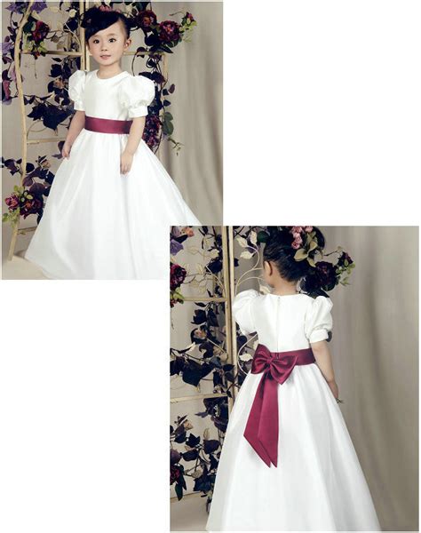 Nsn Bridal Little Princess Satin Flower Girl Dress China Flower Girls